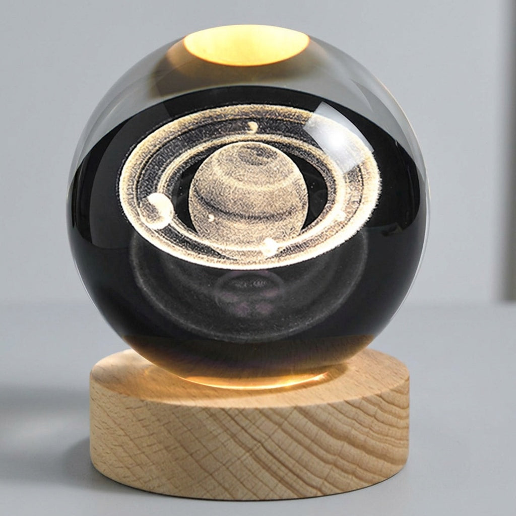 Galaxy Crystal Ball Light with LED Glow Effect